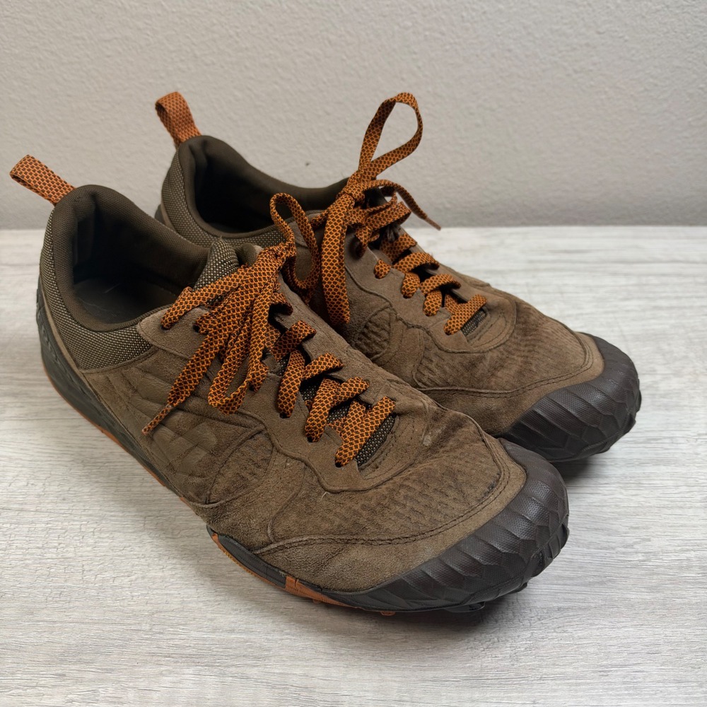 Merrell Performance Footwear Hiking Shoes Size 13 Brown Suede Vibram Sole